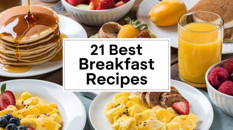 21 Best Breakfast Recipes - Kick off your mornings with our simple, nutritious breakfast meal prep suggestions, crafted to streamline your routine while fueling your health. Whether you prefer hearty keto options or seek vegan and gluten-free alternatives, our breakfast ideas accommodate diverse dietary needs.