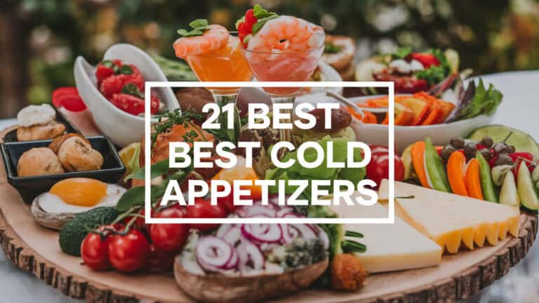 21 Best Cold Appetizers - Cold Appetizers for festive gatherings or any get-together, presenting a delightful assortment of tastes without the hassle of cooking. Ranging from straightforward bruschetta dishes to sophisticated stuffed mushrooms, these hassle-free appetizers are perfect for gatherings, Super Bowl parties, and seasonal events such as Christmas and New Year’s Eve.