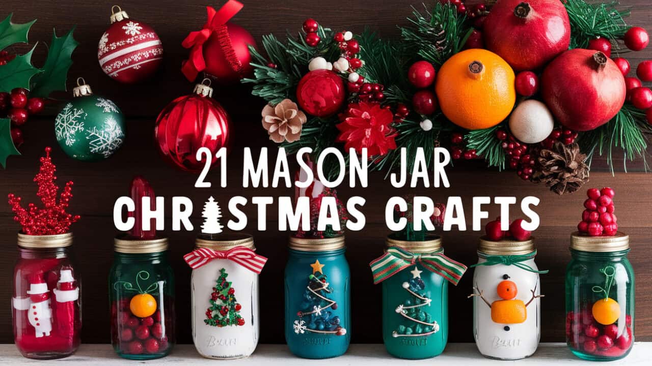 21 Best Mason Jar Christmas Crafts