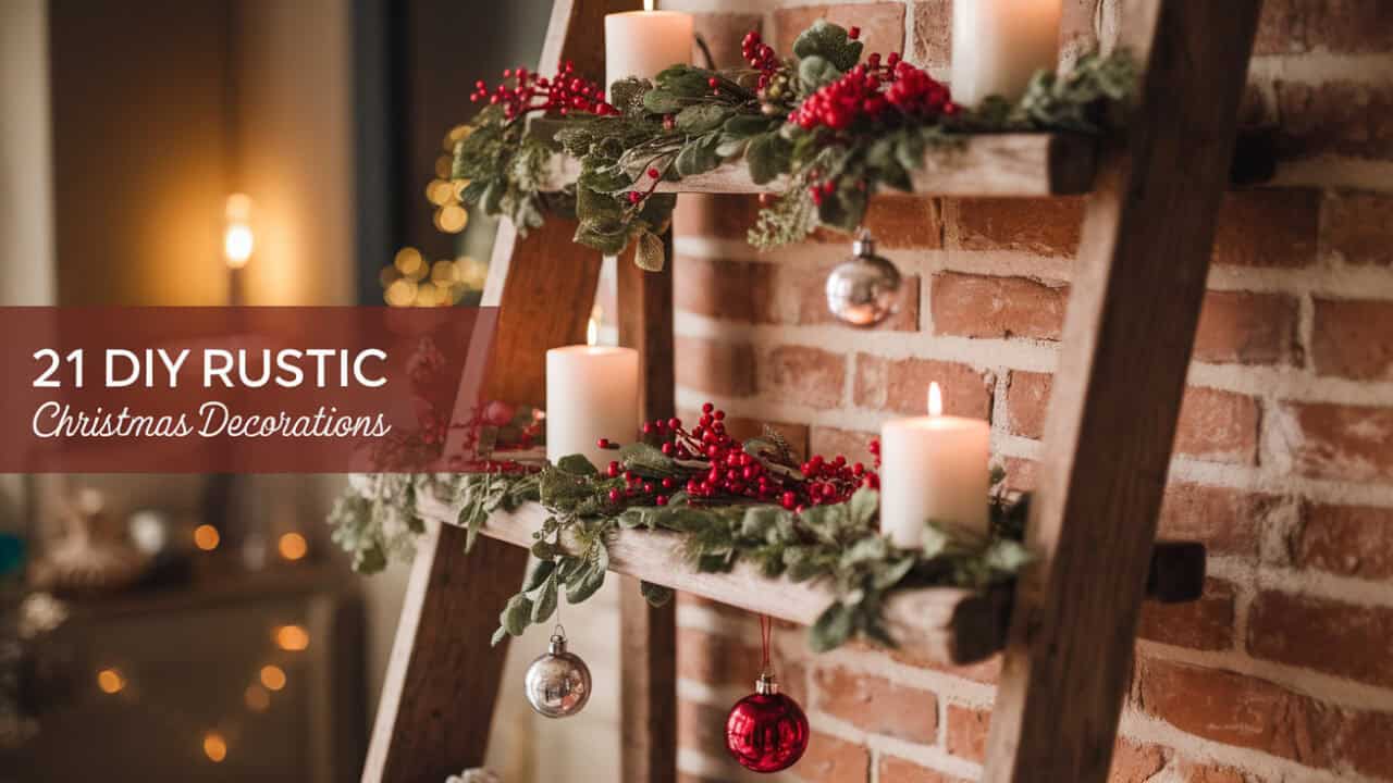 21 Cute DIY Rustic Christmas Decorations