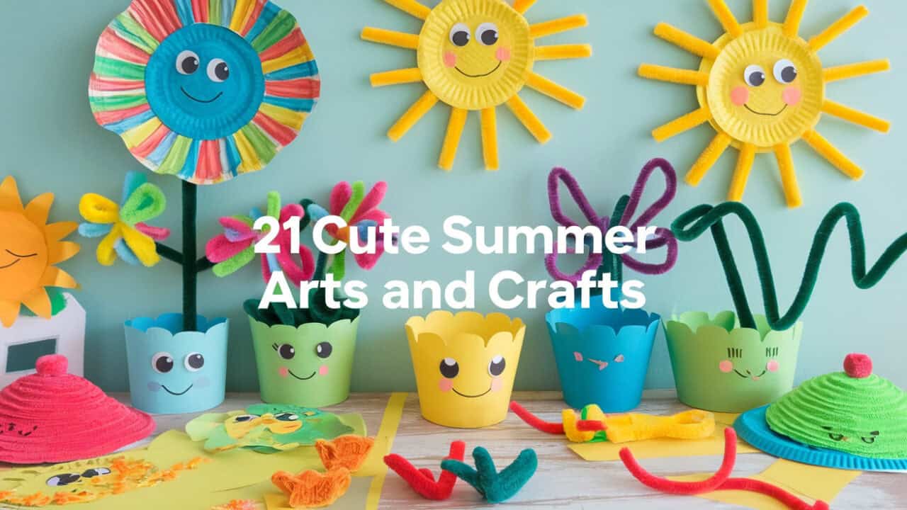 21 Cute Summer Arts and Crafts