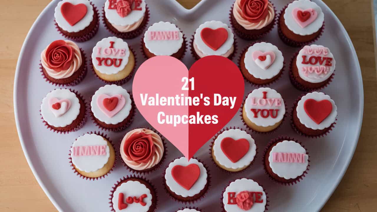 21 Cute and Easy Valentine’s Day Cupcakes