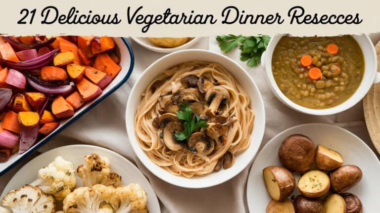 21 Delicious Vegetarian Dinner Recipes - Discover our selection of vegetarian dinner recipes, ideal for convenient weeknight dining and comforting satisfaction. Uncover effortless and nutritious plant-based meals that will delight the entire household.