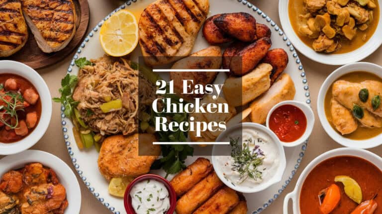 21 Easy Chicken Recipes - Explore a plethora of flavor with our chicken recipes, designed for family meals! Immerse yourself in effortless chicken dinners, great for hectic evenings, and uncover nutritious chicken recipes.