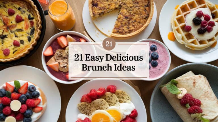 21 Easy Delicious Brunch Ideas - iscover an array of crowd-pleasing brunch ideas! Our selection of simple brunch recipes for gatherings will elevate any event. Whether you prefer savory or sweet, we offer a variety of options to satisfy your brunch cravings. Impress your guests with our assortment of make-ahead dishes and innovative brunch spreads designed for group settings.