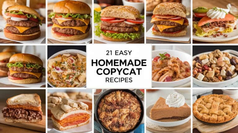 21 Easy Homemade Copycat Recipes - Savor the flavors of your beloved restaurant dishes in the comfort of your own kitchen with our selection of copycat recipes! Whether you crave Chipotle copycat recipes, Taco Bell copycat recipes, Cheesecake Factory recipes, or McDonald's recipes, we've got them all covered.