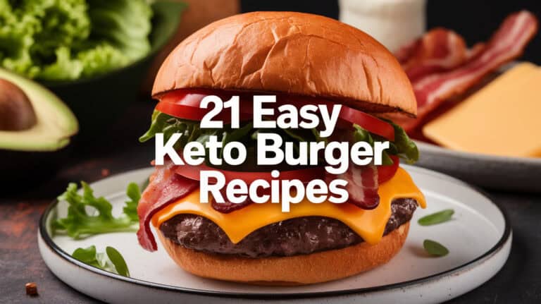 21 Easy Keto Burger Recipes - Welcome to the sizzling sensation that is the world of Easy Keto Burger Recipes! Picture this: juicy patties sizzling on the grill, infused with savory spices and nestled between crisp lettuce leaves, all without a hint of guilt-inducing carbs.