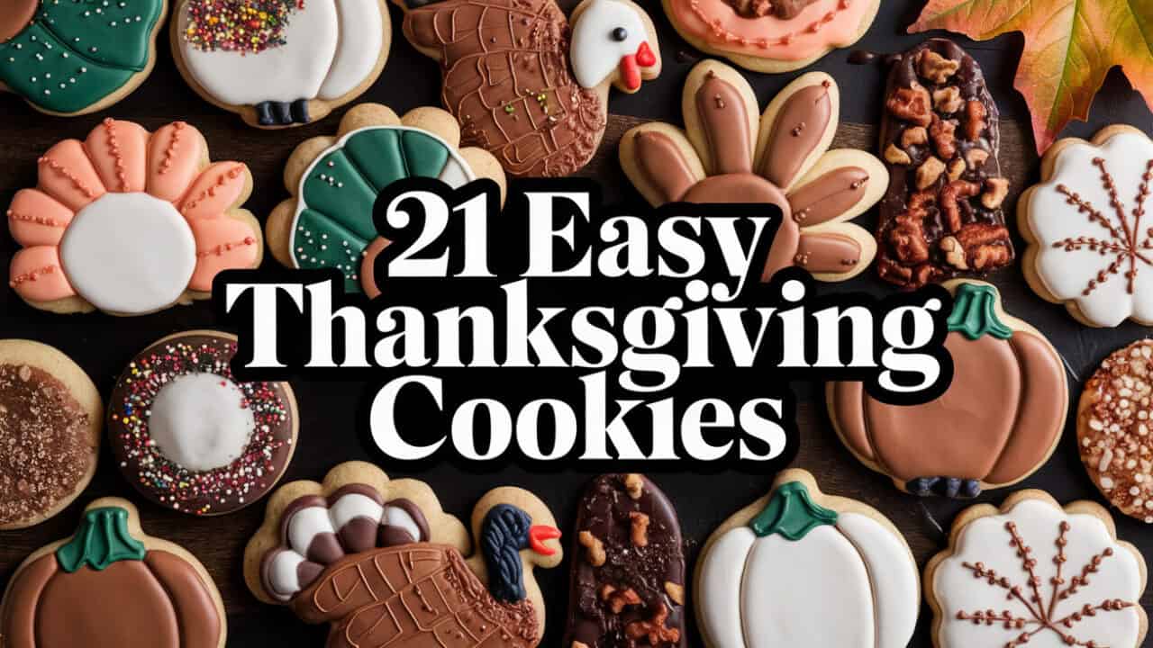 21 Easy Thanksgiving Cookies