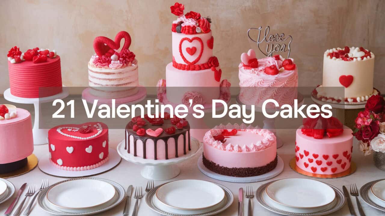 21 Easy Valentine’s Day Cakes