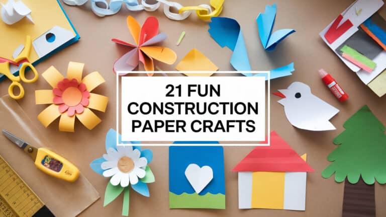 21 Fun Easy Construction Paper Crafts - Construction paper crafts open a world of creativity for both kids and adults alike. With vibrant paper chains and imaginative projects for toddlers, this adaptable material presents boundless opportunities for enjoyment and education.