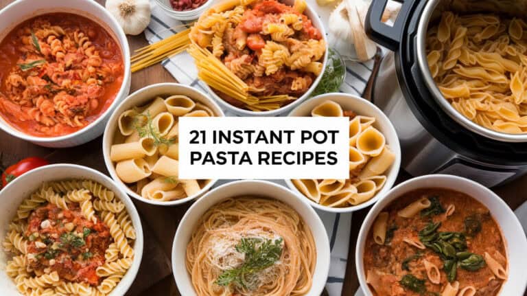 21 Quick Instant Pot Pasta Recipes - Uncover the delight in crafting Instant Pot pasta dishes! Whether it's creamy Instant Pot spaghetti, nutritious vegetarian pasta options, or speedy family-friendly dinners you desire, we've got you covered.