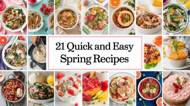 21 Quick and Easy Spring Recipes - Greet the season with our effortless spring recipes for a crowd! Embrace the spring produce's freshness with simple spring dinners, lively spring pasta bowls, and crisp spring salads. Find inspiration in our spring chicken recipes, seafood recipes, and farm-to-table spring dishes. Ideal for any time of day, from speedy spring lunches to morning spring breakfast ideas.