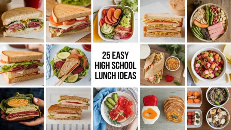 25 Easy High School Lunch Ideas - Refresh your repertoire of high school lunch options with these delectable school lunches that will tantalize your taste buds! Explore simple yet flavorful lunch recipes.