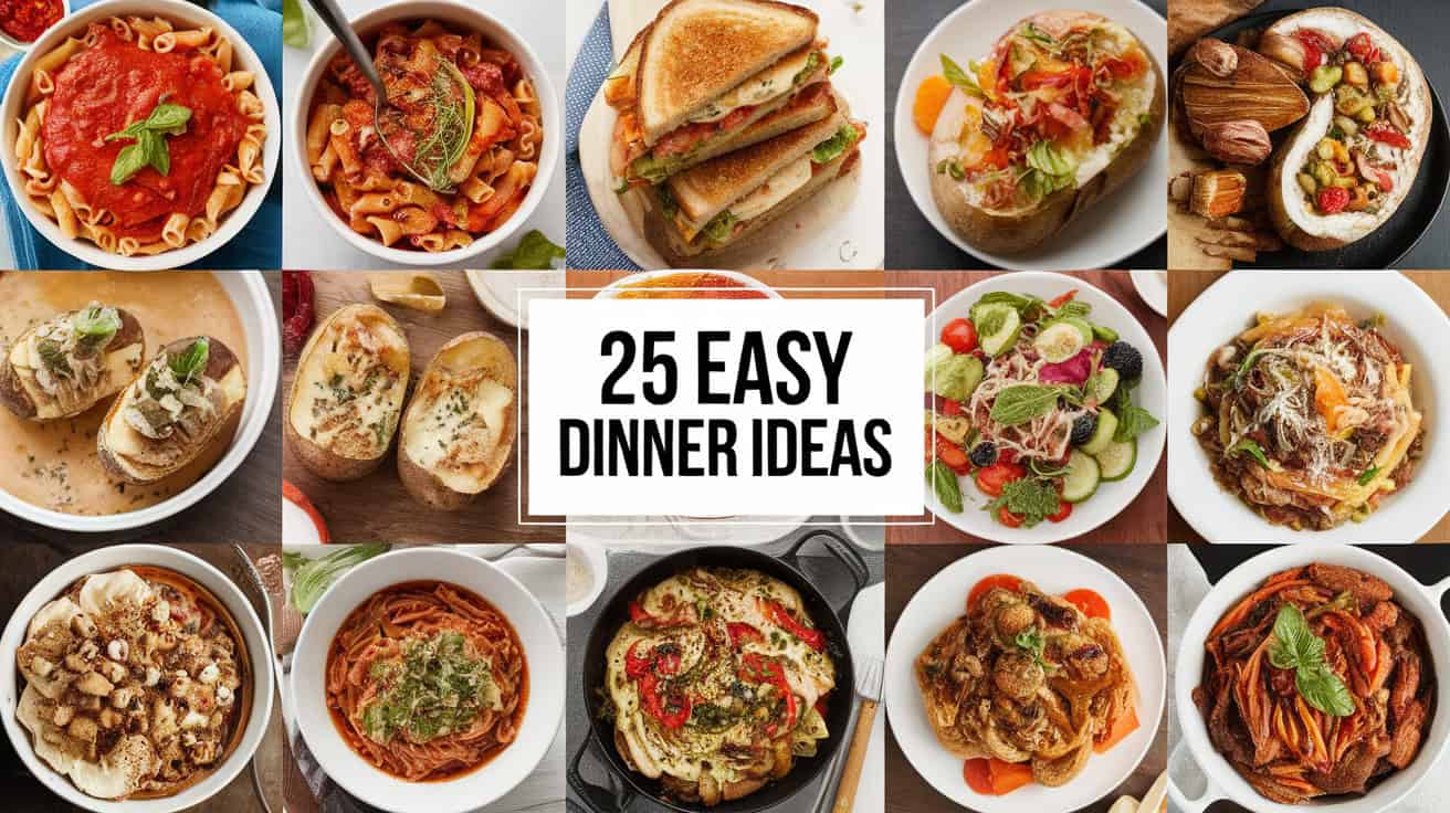 25 Quick & Easy Dinner Ideas