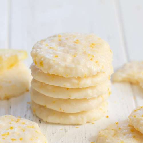 3 ingredienti biscotti al limone senza cottura 3