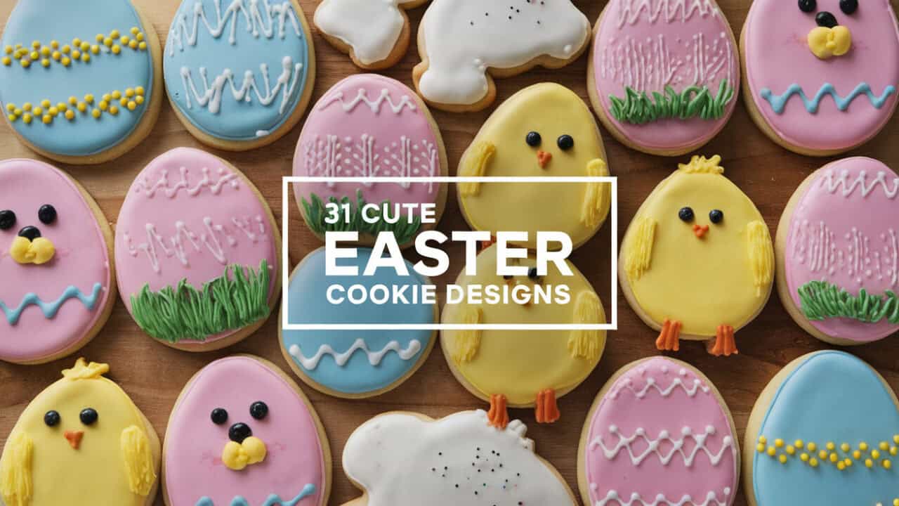 31 Cute Easter Cookie Designs