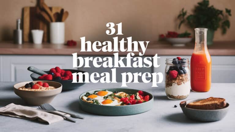 31 Healthy Breakfast Meal Prep - Kick off your morning on the right foot with our effortless yet nutritious breakfast meal prep suggestions. Crafted to streamline your schedule without compromising on nourishment, our range of breakfast options spans from satisfying keto meals to plant-based and gluten-free alternatives, ensuring there's something for everyone's dietary needs.