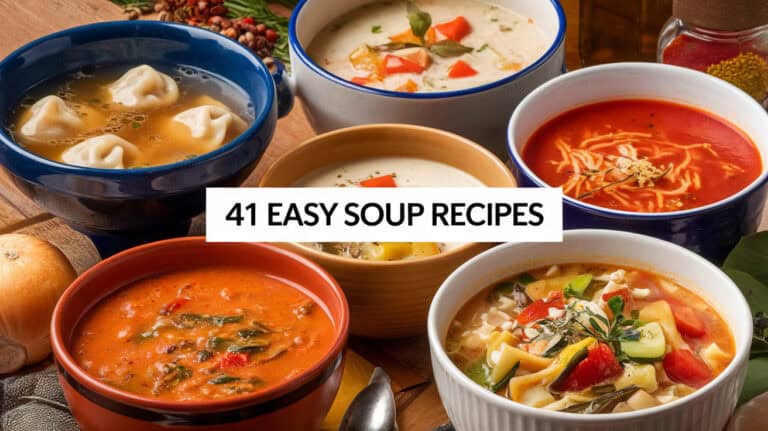 41 Easy Soup Recipes 1 - Searching for simple and nutritious soup recipes? Search no more! Our collection of flavorful and healthful soup recipes is ideal for both the slow cooker and the Instant Pot. From tomato soup to chicken miso soup, you're all set. So, why not experiment with one of these nutritious soup concepts today?