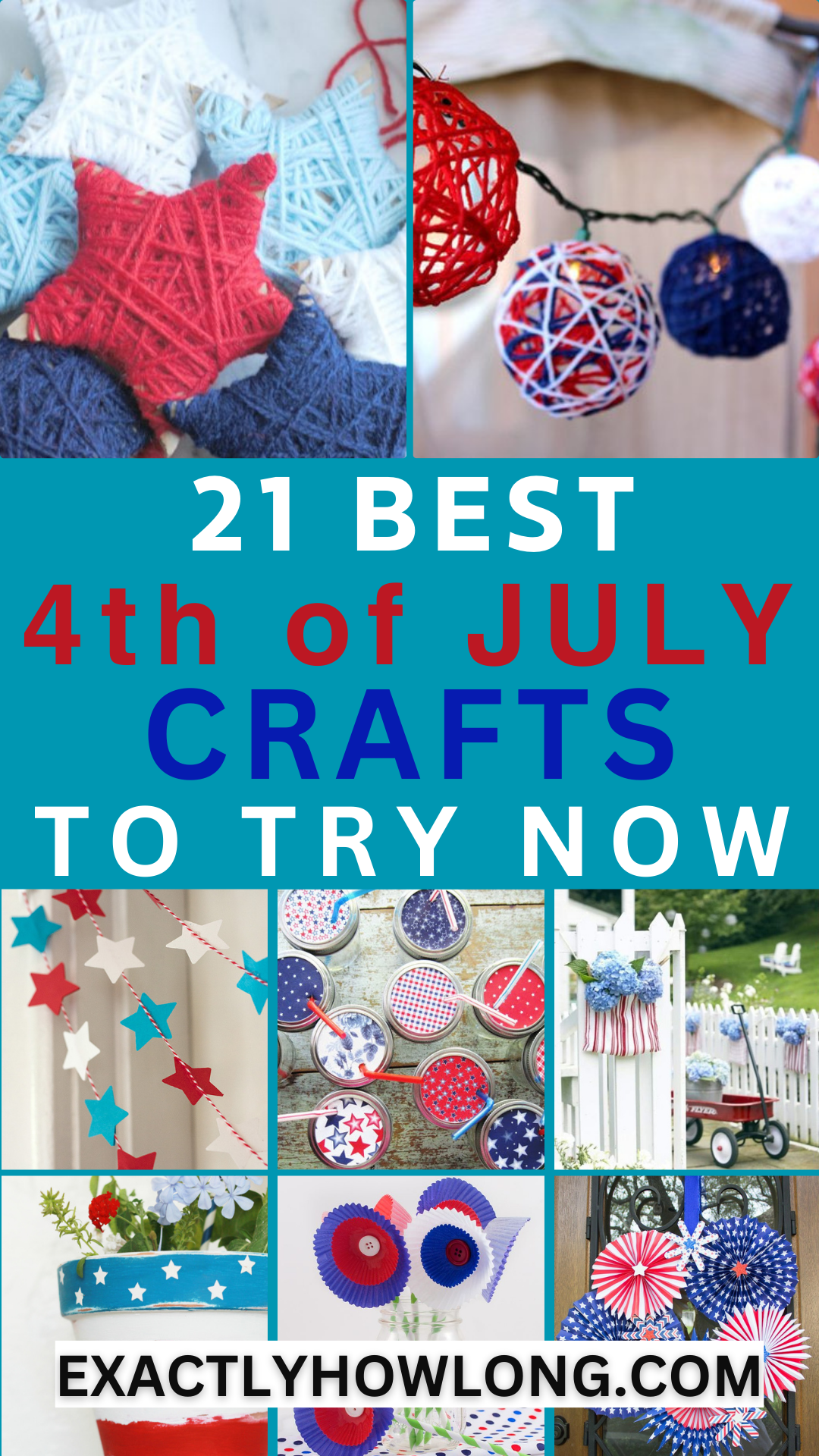Easy Independence Day crafts for grown-ups to make at home
