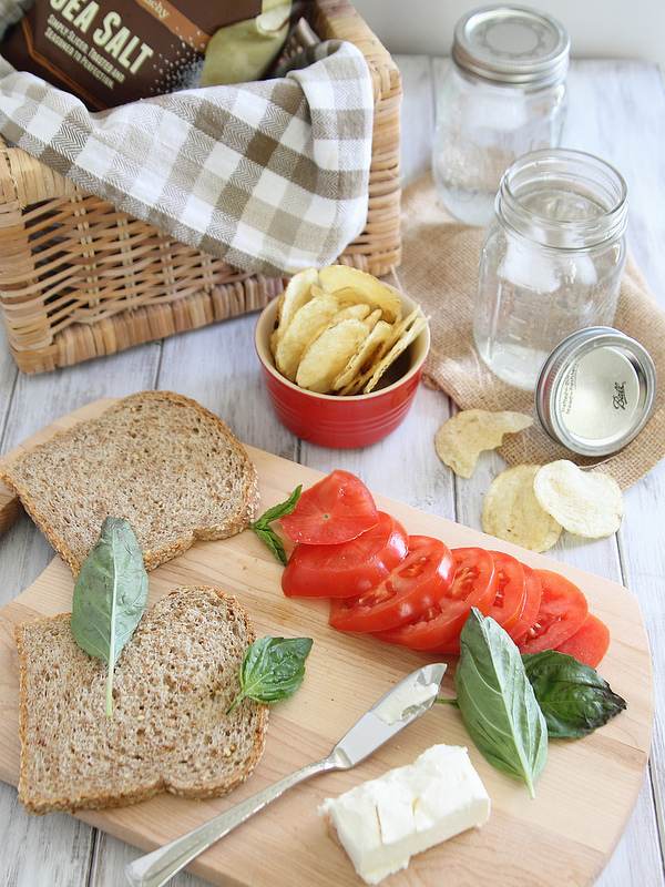 Cream Cheese Tomato and Basil Sandwich - Upgrade your picnic experience with our selection of easy picnic recipes and portable picnic snacks. Embrace outdoor dining with our summer picnic basket ideas, offering a variety of healthy picnic meals and picnic finger foods for all to savor. Remember to include picnic desserts and refreshing picnic drinks in your basket. Explore our assortment of quick picnic lunch ideas, gourmet picnic food, and eco-friendly picnic sandwiches to elevate your next outdoor outing.
