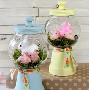 Easy DIY Bunny Gumball Machines - Enhance your spring adornments using these Dollar Tree Easter decor suggestions! Unearth budget-friendly DIY Easter decorations that will inject a celebratory vibe into your surroundings. From delightful Dollar Tree Easter wreaths to sophisticated spring table arrangements, our spring decor concepts are ideal for rejuvenating your living space.