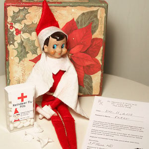 Doctor's Note Printable Elf on the Shelf Idea