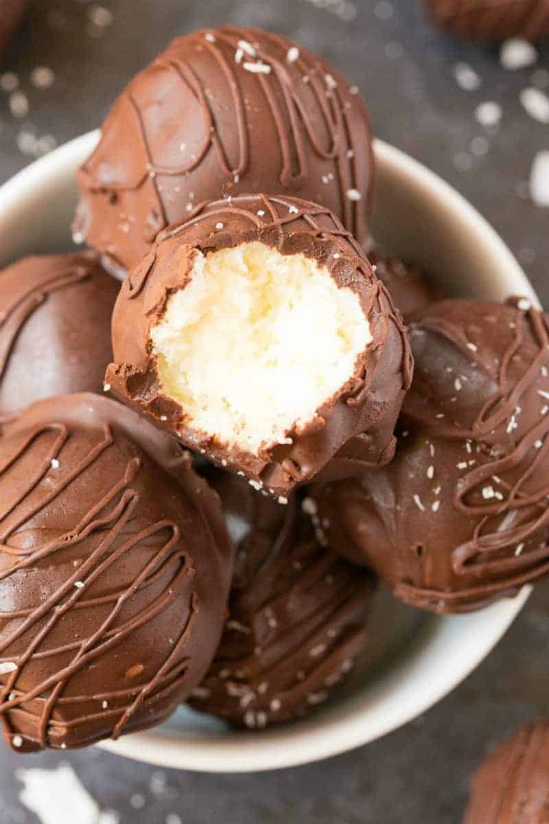 chocolate coconut balls2 - Wondering about the top low calorie snacks? This article presents a selection of nutritious, protein-rich snacks that are both low in calories and convenient to carry. Whether you're on the go or away from home, these simple, tasty, and nutritious snack options will come in handy to curb hunger cravings.