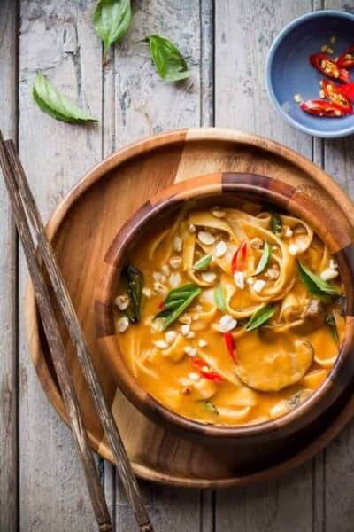 spicy thai curry pumpkin noodle soup recipe.1024x1024 1 - Searching for simple and nutritious soup recipes? Search no more! Our collection of flavorful and healthful soup recipes is ideal for both the slow cooker and the Instant Pot. From tomato soup to chicken miso soup, you're all set. So, why not experiment with one of these nutritious soup concepts today?