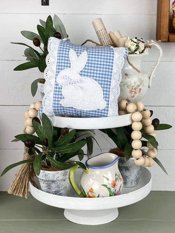 spring tiered tray easter - Discover delightful Easter tiered tray decor ideas using affordable items from Dollar Tree to enhance your home's ambiance this season! Uncover various DIY Easter tray concepts and craft stunning tiered trays perfect for spring. Whether you prefer a rustic vibe with Easter bunny motifs or elegant pastel-themed arrangements, there's inspiration to suit every taste.