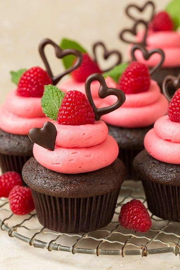 valentines day cupcakes 3 - Experience the utmost joy with the most romantic Valentine's Day cakes, ideal for commemorating love! Dive into our simple Valentine's cake recipes, featuring heart-shaped, cherry, red and pink, and red velvet cakes.