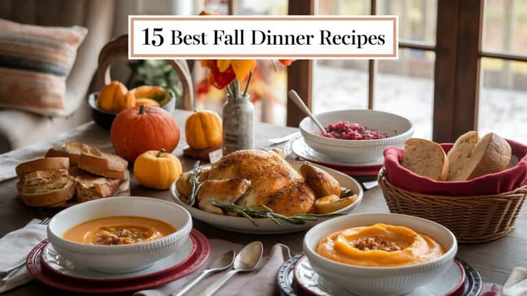 15 Best Fall Dinner Recipes - A cozy fall evening calls for a comforting dinner that warms the heart and soothes the soul. As the leaves change color and the air turns crisp, the kitchen becomes a haven where the rich aromas of autumnal cooking fill the air. This article, "Fall Dinner Recipes," is designed to guide you through a season of delicious, hearty meals that perfectly encapsulate the essence of fall.