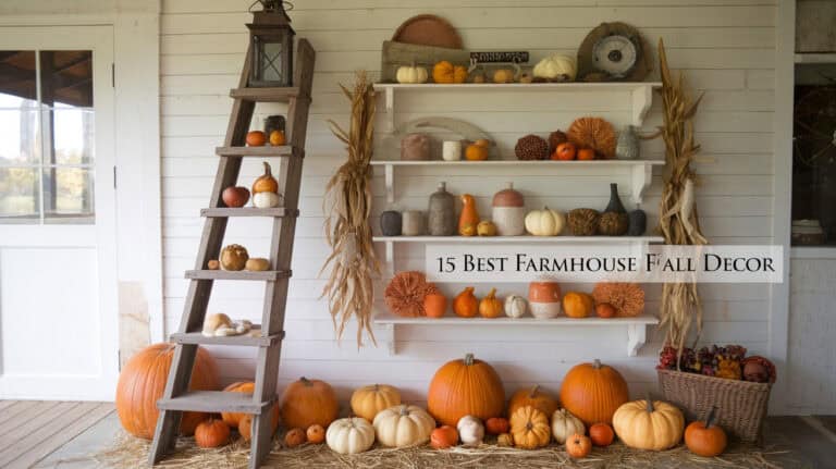 15 Best Farmhouse Fall Decor - As the crisp air of autumn sets in, many homeowners look to embrace the seasonal change by transforming their living spaces to reflect the warm, cozy aesthetics of fall. Farmhouse fall decor is particularly cherished for its rustic charm and inviting ambiance. This style, with its emphasis on natural textures and earthy colors, provides a perfect canvas for fall-themed decorations.