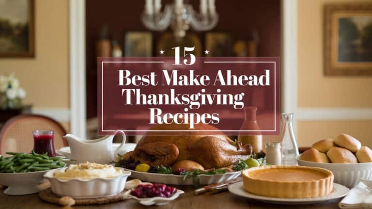 15 Best Make Ahead Thanksgiving Recipes - Thanksgiving, a cherished holiday, offers a splendid opportunity to gather with loved ones and indulge in a feast that celebrates gratitude and family. However, the preparation of an extensive meal can be a daunting task, demanding significant time and effort. To alleviate this, consider the benefits of make-ahead recipes, which streamline cooking duties and reduce last-minute stress.