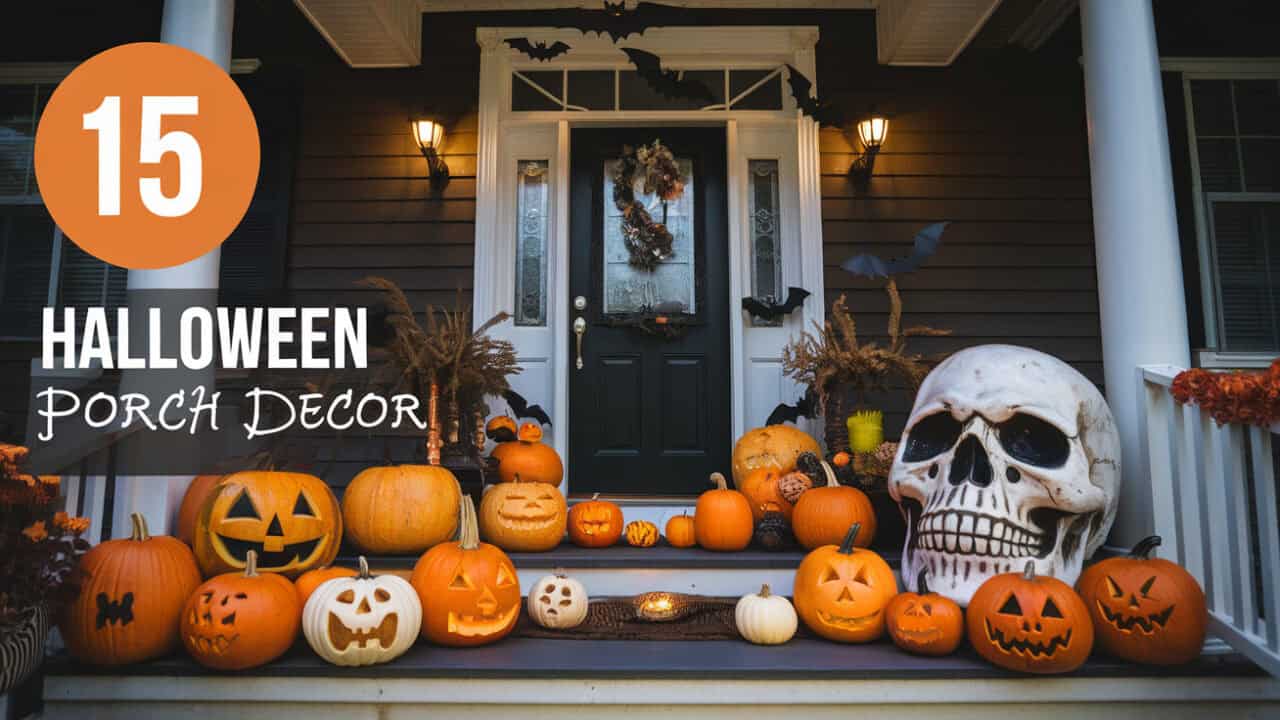 15 Cute Halloween Front Porch Decor