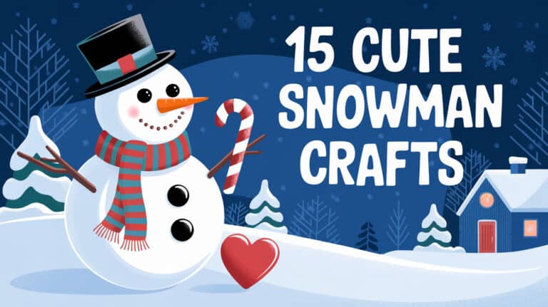 15 Cute Snowman Crafts - Creating snowman crafts can be a delightful and engaging activity that brings the magic of winter indoors. Whether you're a parent looking for fun holiday activities with your kids, a teacher planning a crafty classroom project, or simply someone who enjoys the festive spirit of the season, snowman crafts offer endless creativity and joy.