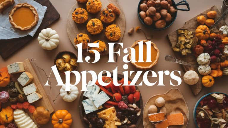 15 Delicious Fall Appetizers - As the leaves begin their vibrant dance, shifting from lush greens to the rich, warm hues of autumn, the season of cozy gatherings and heartwarming meals comes into full swing. Fall is a special time that ushers in a refreshing change in the culinary landscape, marked by the harvest of root vegetables, the spiciness of fresh herbs, and the abundance of seasonal fruits.