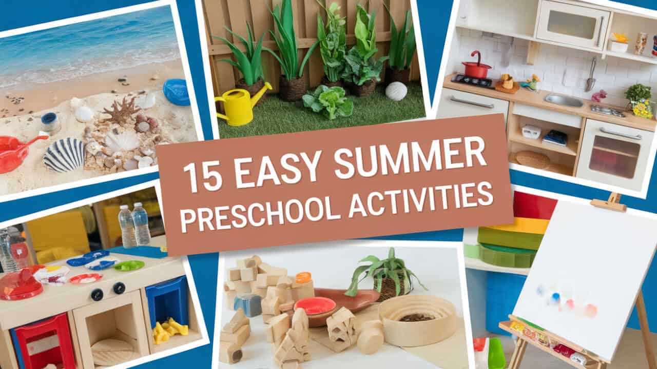 15 Easy Summer Preschool Activities