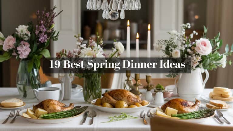 19 Best Spring Dinner Ideas - As the season changes and the chill of winter gives way to the freshness of spring, our dining tables also reflect this seasonal shift. Spring dinner recipes are all about incorporating the bright, vibrant flavors that come with the abundance of fresh produce available. These recipes celebrate the arrival of spring vegetables like asparagus, peas, and artichokes, as well as the continued availability of root vegetables from the colder months.