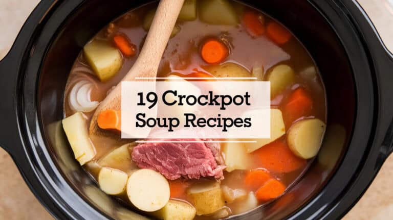 19 Easy Crockpot Soup Recipes - A warm, hearty bowl of soup can be the ultimate comfort food, especially when it's made with the ease and convenience of a crockpot. "Crockpot Soup Recipes" is an article designed for both novice and seasoned cooks looking to expand their repertoire with a variety of soup recipes that maximize flavor while minimizing hands-on cooking time.