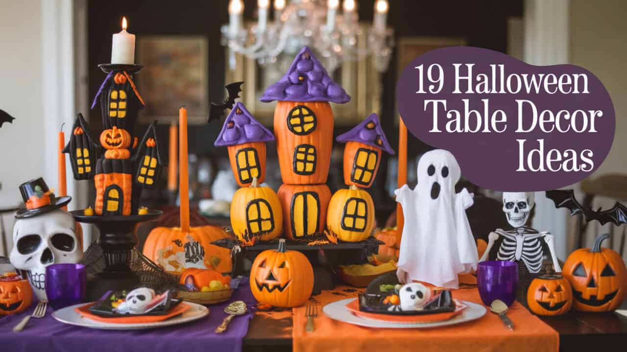 19 Easy Halloween Table Decor Ideas