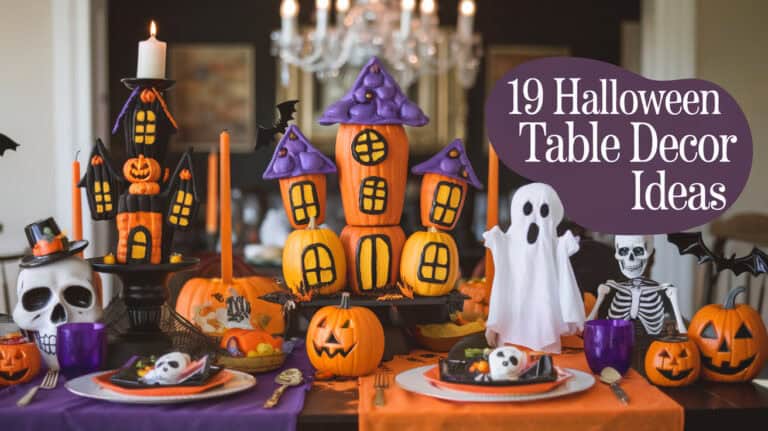 19 Easy Halloween Table Decor Ideas - As October draws near, the excitement for Halloween begins to build, bringing with it the thrill of transforming homes with decorations that echo the spirit of this much-loved holiday. Central to these festivities is the art of crafting a Halloween-themed table that not only captivates guests but also serves as a focal point for the celebrations.