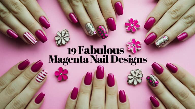 19 Fabulous Magenta Nail Designs - Magenta nails go beyond mere fashion; they epitomize audacious personality and flair. Here, we delve into the appeal of magenta nail lacquer, spanning the rich tones of OPI and Essie to the mesmerizing hues of gel varnishes.