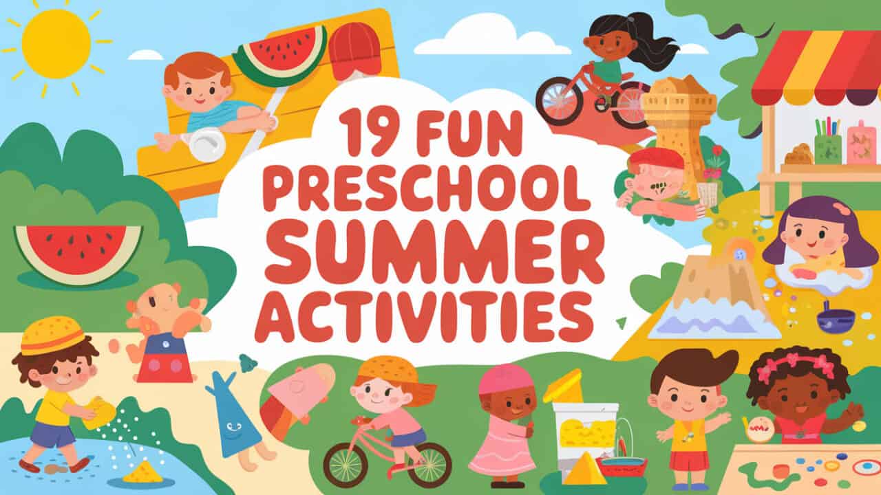 19 Fun Preschool Summer Activities