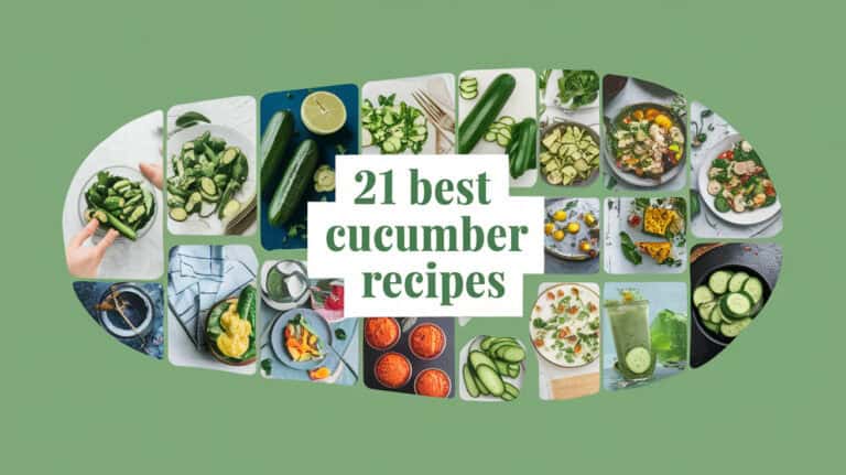 21 Best Cucumber Recipes - Discover a variety of effortless yet nutritious cucumber recipes. This compilation features a blend of complementary dishes alongside straightforward cucumber recipes perfect for standalone enjoyment as appetizers or salads. Cucumbers are an ideal choice for those following a low-carb diet.