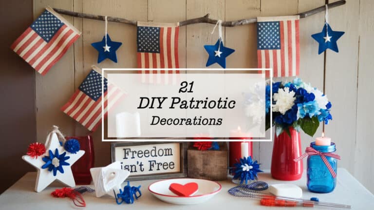 21 Cheap DIY Patriotic Decorations - Embracing the spirit of national pride, this feature delves into the world of do-it-yourself decorations that echo the colors and symbols of patriotism. Perfect for national holidays or any day you want to display pride in your country, these creative projects are designed to enhance your celebrations with a personal touch.