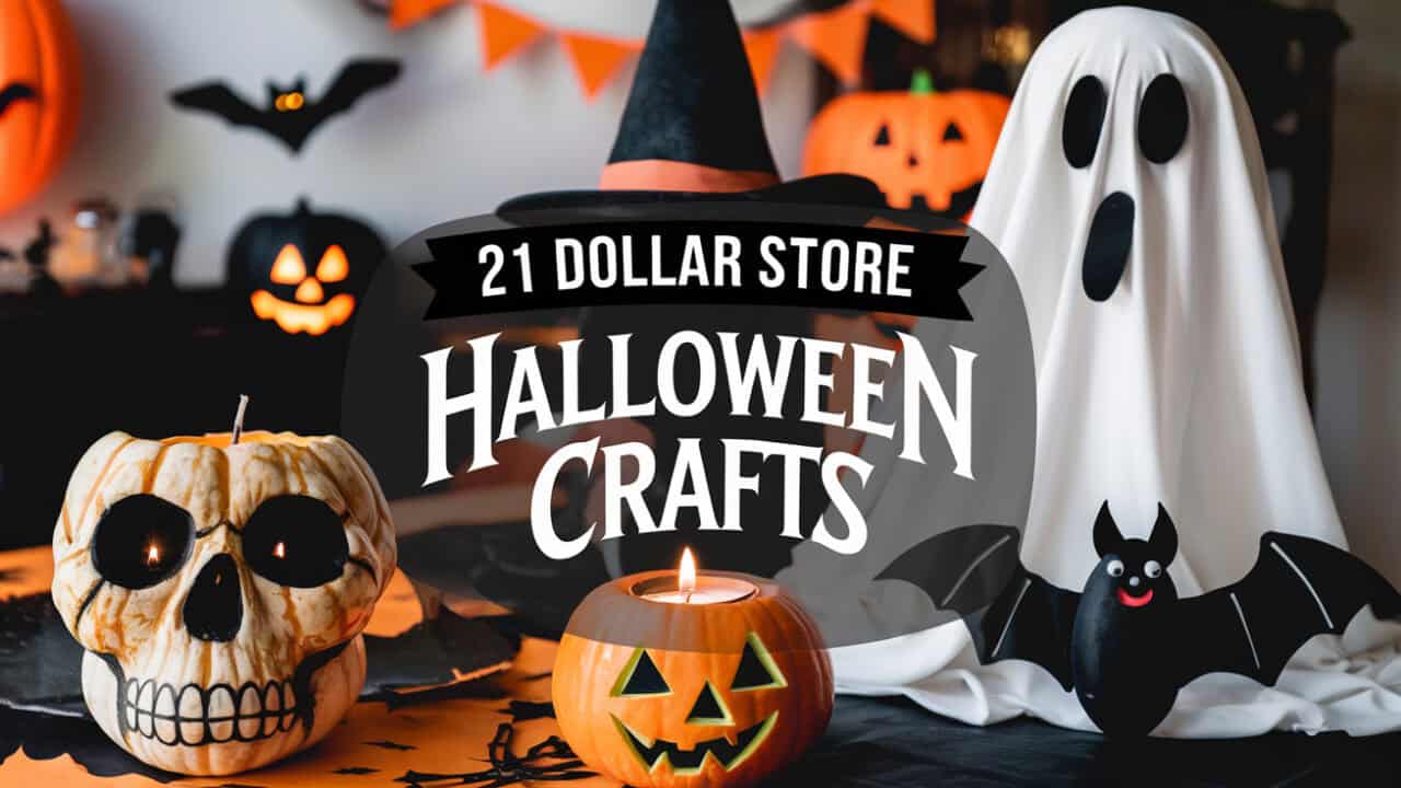 21 Easy Dollar Store Halloween Crafts