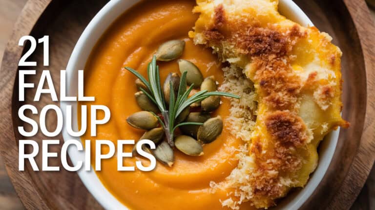 21 Fall Soup Recipes - As the leaves turn and the air grows crisp, it's the perfect time to explore the comforting world of fall soups. This article, "Fall Soup Recipes," serves as your guide to the rich flavors and wholesome ingredients that define autumn's culinary offerings. From the earthy tones of root vegetables to the warmth of spices that echo the season’s palette, we delve into recipes that promise to nourish and delight.