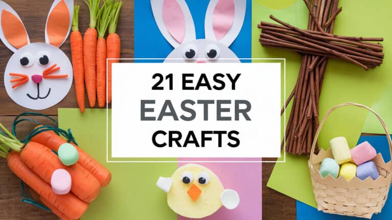 21 Fun Easy Easter Crafts 1 - Easter is a delightful time of year, celebrated with various traditions, one of which includes crafting. Engaging children in Easter crafts not only fosters their creativity but also helps in developing their fine motor skills and gives them a sense of accomplishment.