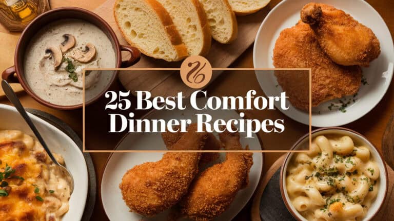 25 Best Comfort Dinner Recipes - When it comes to winding down after a long day, few things are as satisfying as a comfort dinner. These meals are more than just food; they're a warm embrace for your senses, offering a blend of flavors that conjure up feelings of home, warmth, and relaxation. Comfort dinners feature hearty, familiar ingredients that fill the kitchen with inviting aromas and promise a sense of satisfaction and well-being.