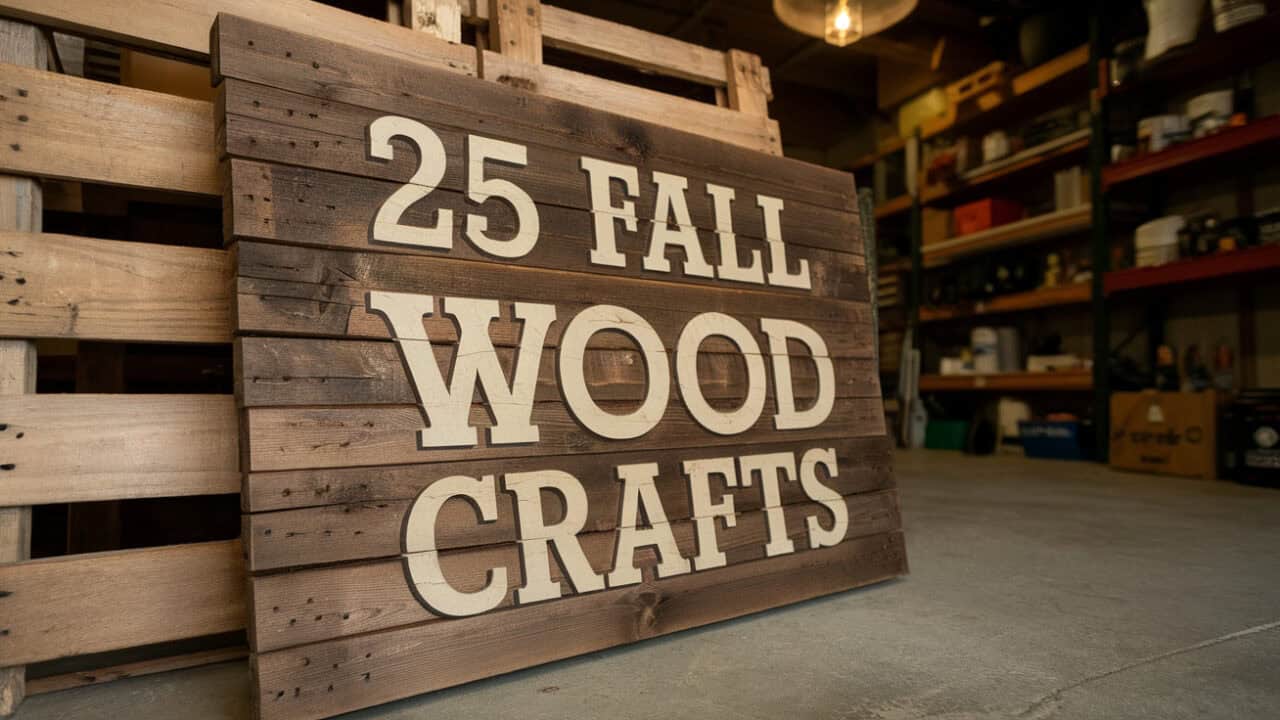 25 Charming Fall Wood Crafts